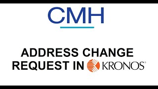 Address Change Request in Kronos