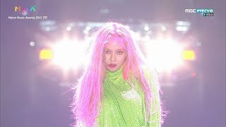 HyunA  Intro + Lip & Hip  Melon Music Awards 2017 HD Resimi