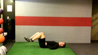 Supine Core Leg March