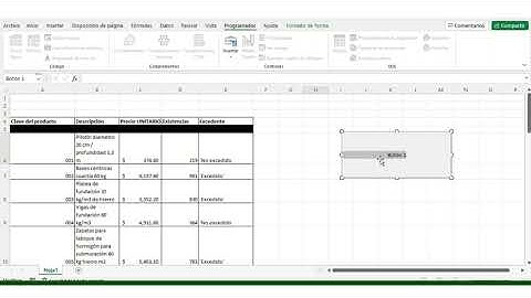 Microsoft Excel  Crea rápidamente un botón para imprimir factura en Excel