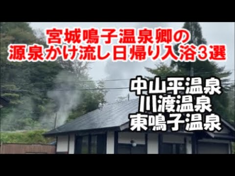 【2020秋の東北車旅16日間10日目】この旅再び鳴子温泉卿へ！行ってみるべき日帰り入浴3選 中山平温泉「しんとろの湯」川渡温泉「藤島旅館」東鳴子温泉「いさぜん旅館」JapaneseHotSpring