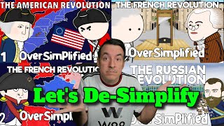 De-Simplifying Oversimplifieds Revolutions American French And Russian