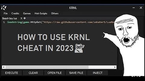 HOW TO USE KRNL ROBLOX HACK IN 2023 #krnl #roblox #cheat