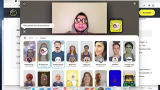 How to use FILTERS and LENSES in ZOOM via SNAP CAMERA? screenshot 4