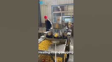 How to make popcorn 5kg one time? Gas popcorn machine can do that,sweet popcorn#shorts#snack#popcorn