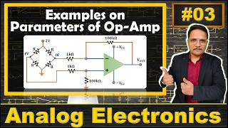 1. Solved Examples of Parameters of Operational Amplifier | Slew Rate, CMRR | Analog Electronics