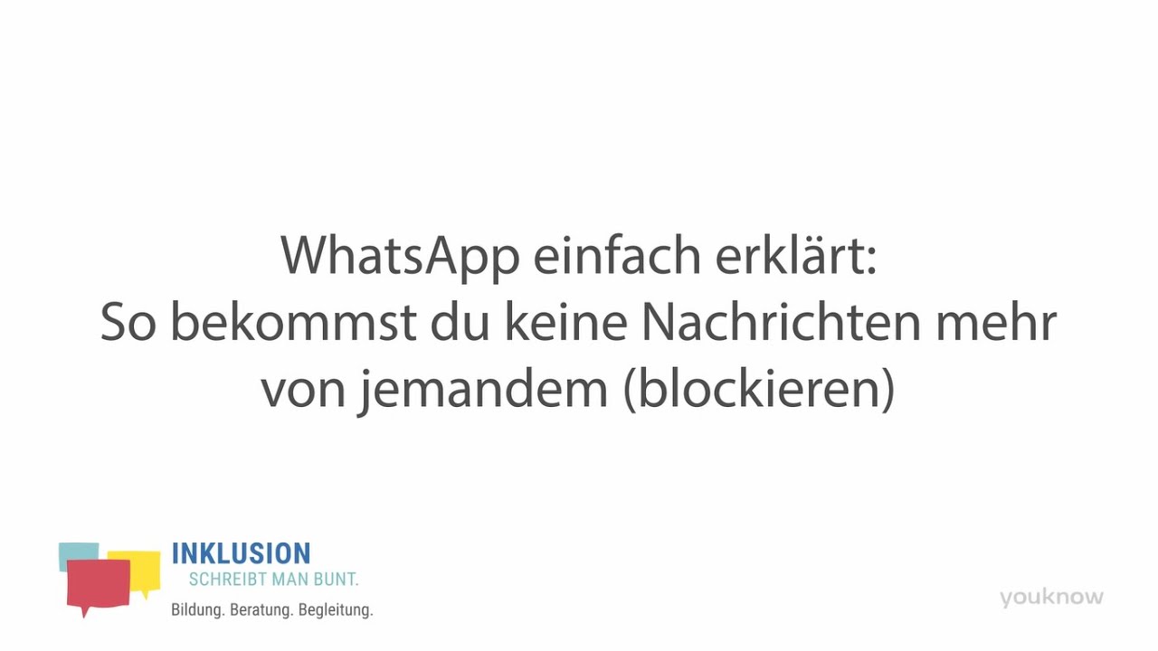 Wie Kann Ich Bei Hangouts Jemanden Blockieren WhatsApp einfach erklärt, Folge 5: Wie kann ich jemanden blockieren