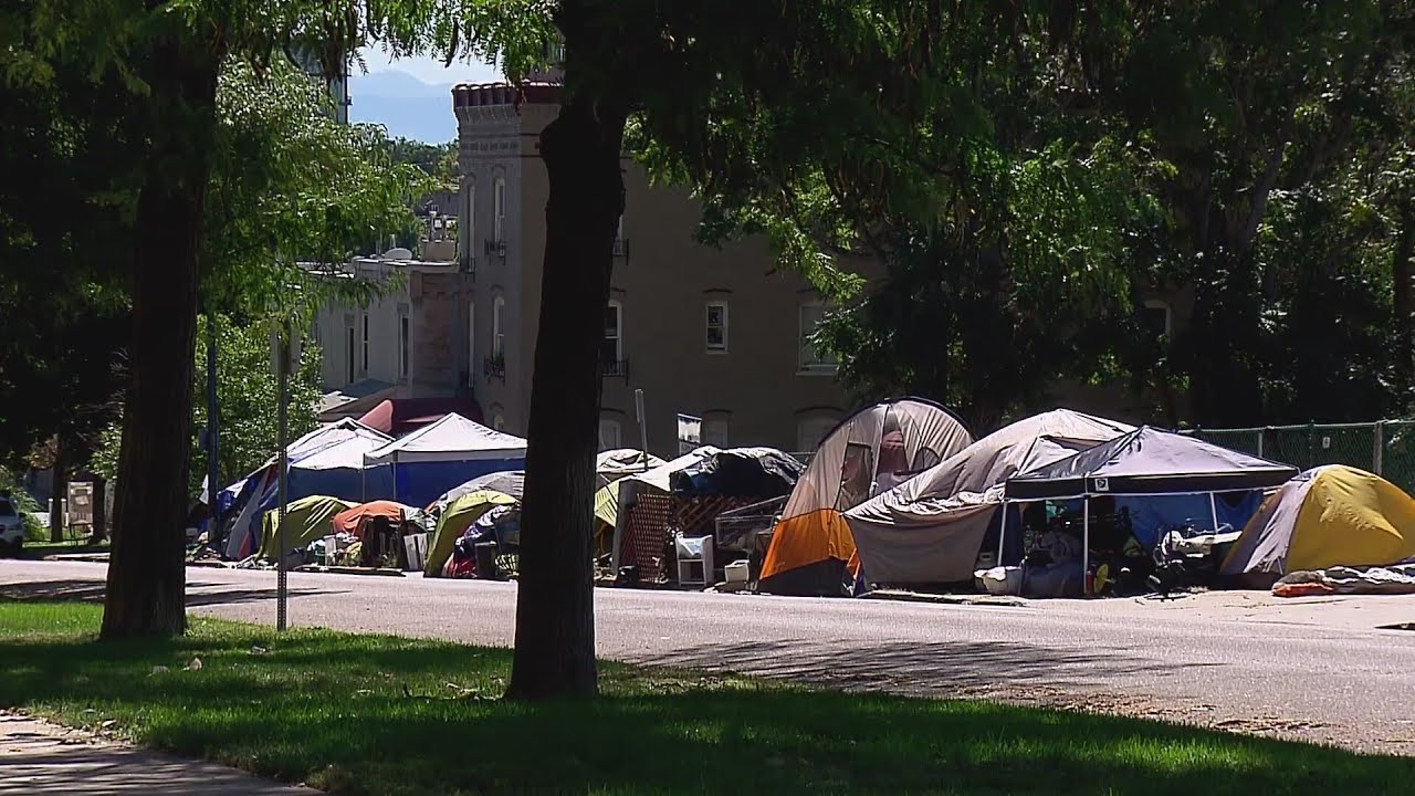 Crews cleanup homeless camp at 8th and Logan, offer temporary housing
