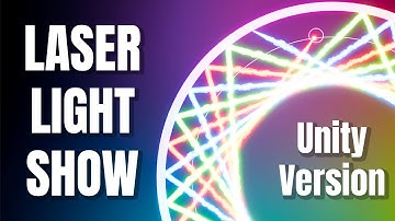 Laser Light Show (Unity Version) #laser #simulation #satisfying #unity