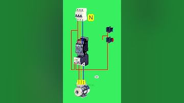 Dol starter complete wiring diagram and connection #dolstarter #dolstarterconnection