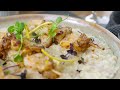Autentic Românesc: Frigărui din pulpe de pui Fragedo & creveți, în sos de smântână și risotto
