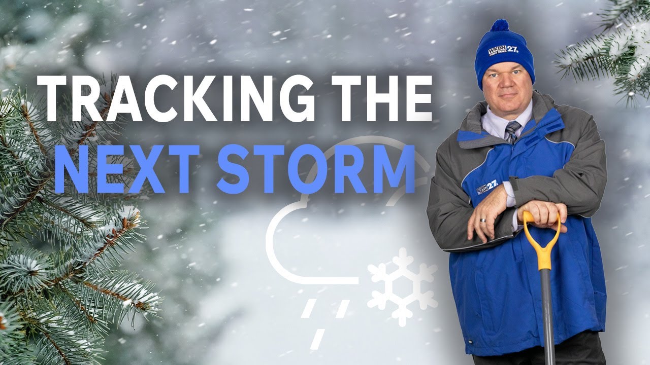 Colder to end the week - Tracking weekend winter storm - YouTube