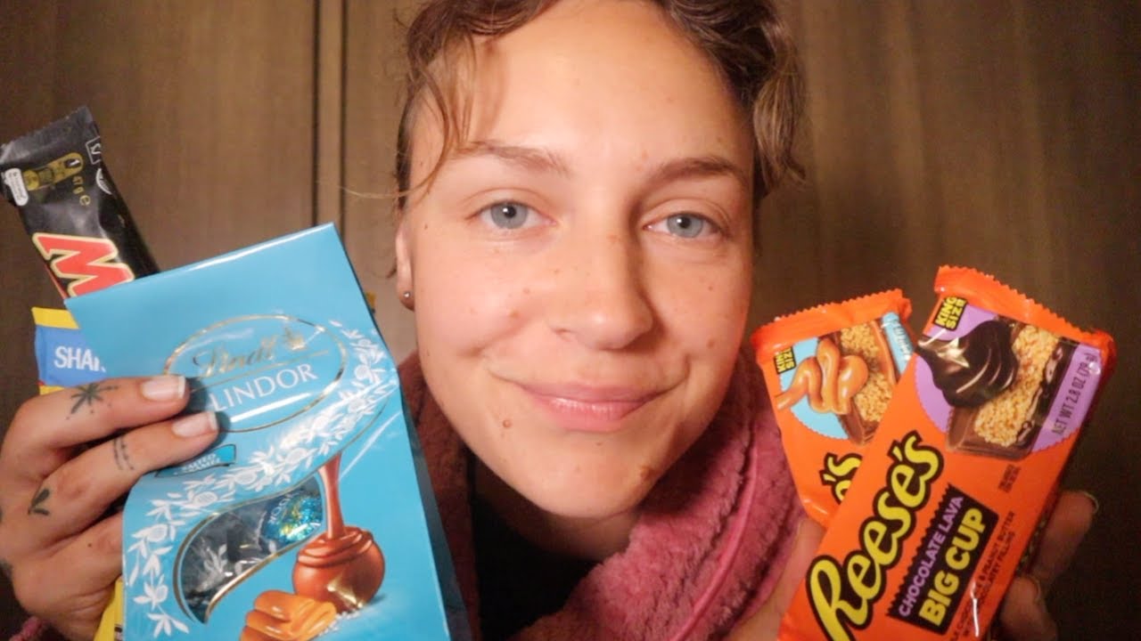 ASMR | Chocolate Mukbang *Testing Halloween Candy*