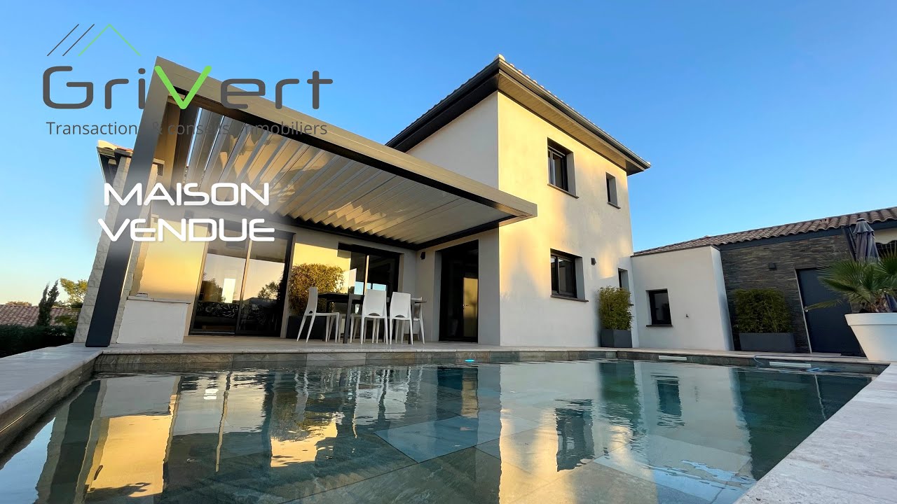 VENDUE à NÎMES : MAGNIFIQUE VILLA 5 PIÈCES DE 135m²