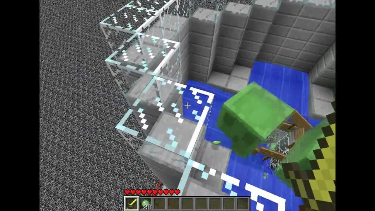 Minecraft Automatic Slime Grinder - YouTube