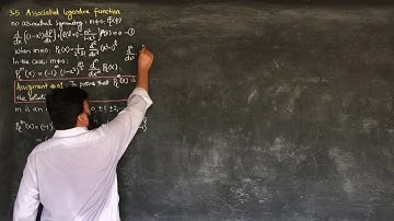 L24.2 Associated Legendre equation / function