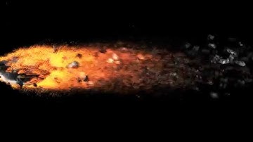 Heading to Earth - Asteroid - 3DS Max Particle System [extended]