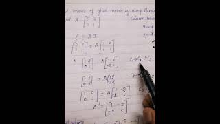 Grade 12 Elementary column transformation using short cut method
