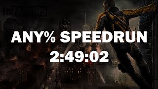 Infamous Any% Speedrun in 2:49:02