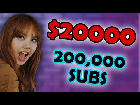 Regalando $20,000 por los 200,000 subs