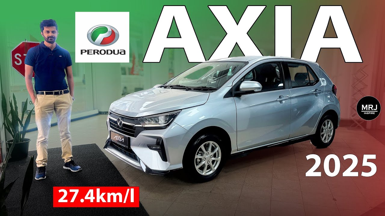 ලක්ෂ 82 ට Perodua Axia 2025 (G vs SE | 27.4 kmpl | D-CVT | Full Sinhala Review by MRJ #mrjinspire