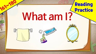 Easy Reading Practice for kids | What Am I ? (161-180)