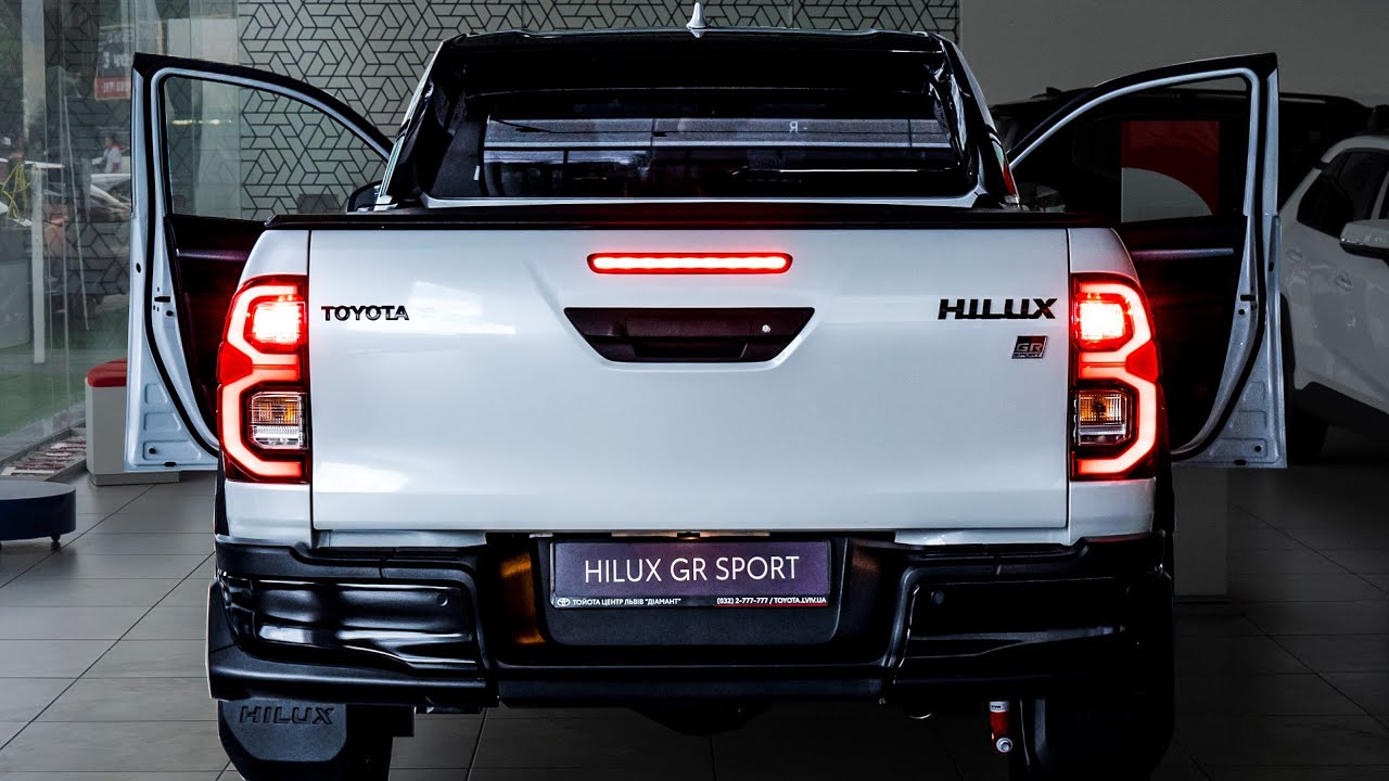 2025 White Toyota Hilux GR Sport - Compact Pickup Truck