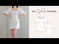 DIY Puff Sleeve Dress   Sewing Pattern