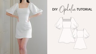 DIY Puff Sleeve Dress + Sewing Pattern