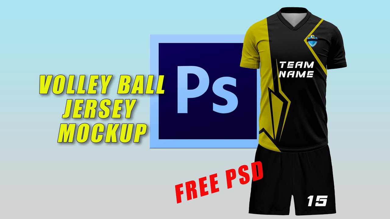 How to Create a Mockup Jersey Design for Volleyball/Soccer/Futsal using