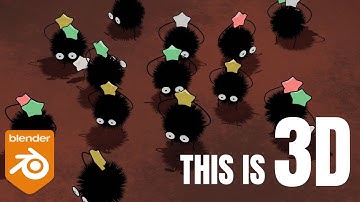 Studio Ghibli in Blender Tutorial/How to make the soot sprites from Spirited Away