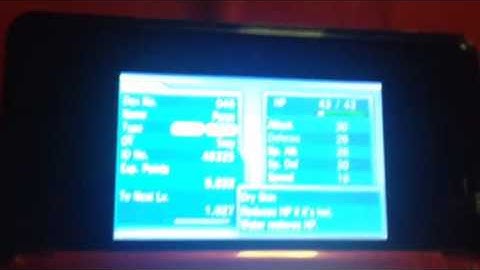 Shiny Wurmple in POKeMON ORAS dexnav encounter