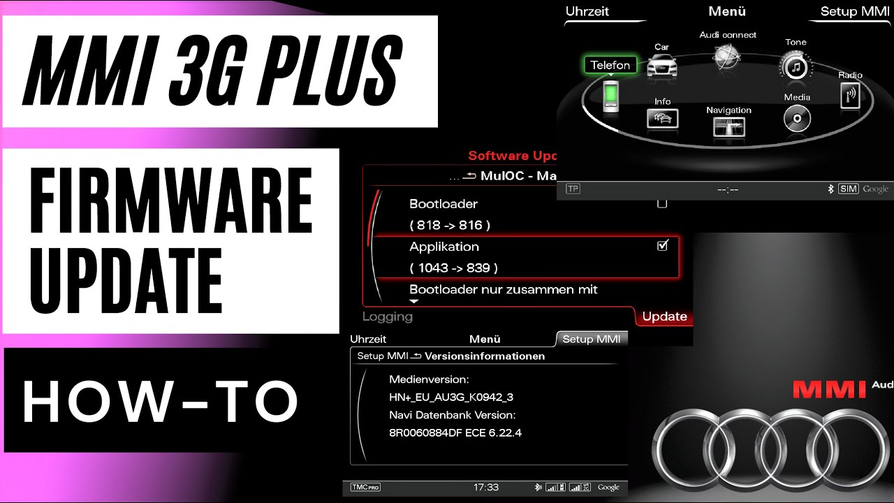 Audi MMI 3G PLUSBASIC FIRMWARE UPDATE HOW TO TUTORIAL DIY STEP BY STEP