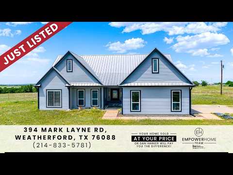 394 Mark Layne Rd, Weatherford, TX home video tour