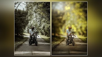 Photoshop Tutorial : How to Make Your Photos Look Better Easily ( BLUR BACKGROUND AND BOKEH )
