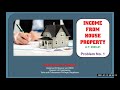 2 income tax  income from house property problem no 1  and solution by sandeep lokhande