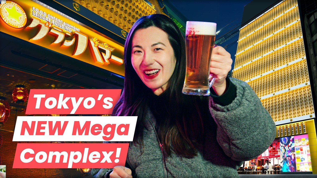 Inside Tokyo’s New MEGA Food & Entertainment Complex!