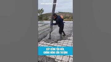 Xốp Matec EPS l Xốp cứng tôn nền, xốp chống nóng mái, trần #shorts