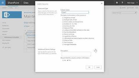 SharePoint calculated column