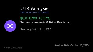 UTK (UTKUSDT) Technical Analysis - Price Prediction & Buy or Sell October 18, 2025