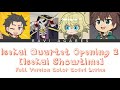 Isekai Quartet Opening 2 Isekai Showtime Full Version Color Coded Lyrics KAN ROM ENG