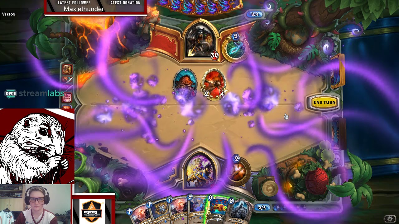 Hearthstone - Swiss Esports League Winter Season 19 Group L - MilchikeksCH (vs. Veelox) (1/3)