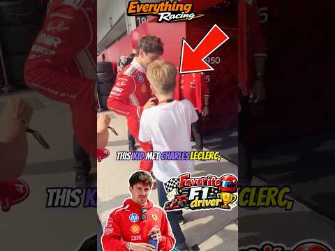 Video This Is What Meeting Charles Leclerc Looks Like