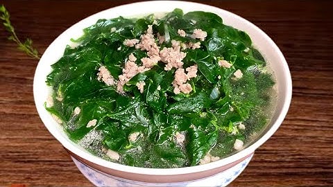 Canh Rau Ngót Thịt Bằm - Món Ăn Đơn Giản, Ngon Miệng