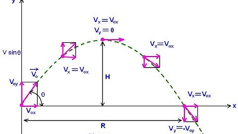 (3-36) Show that the time required for a projectile to reach its highest point is equal to the time