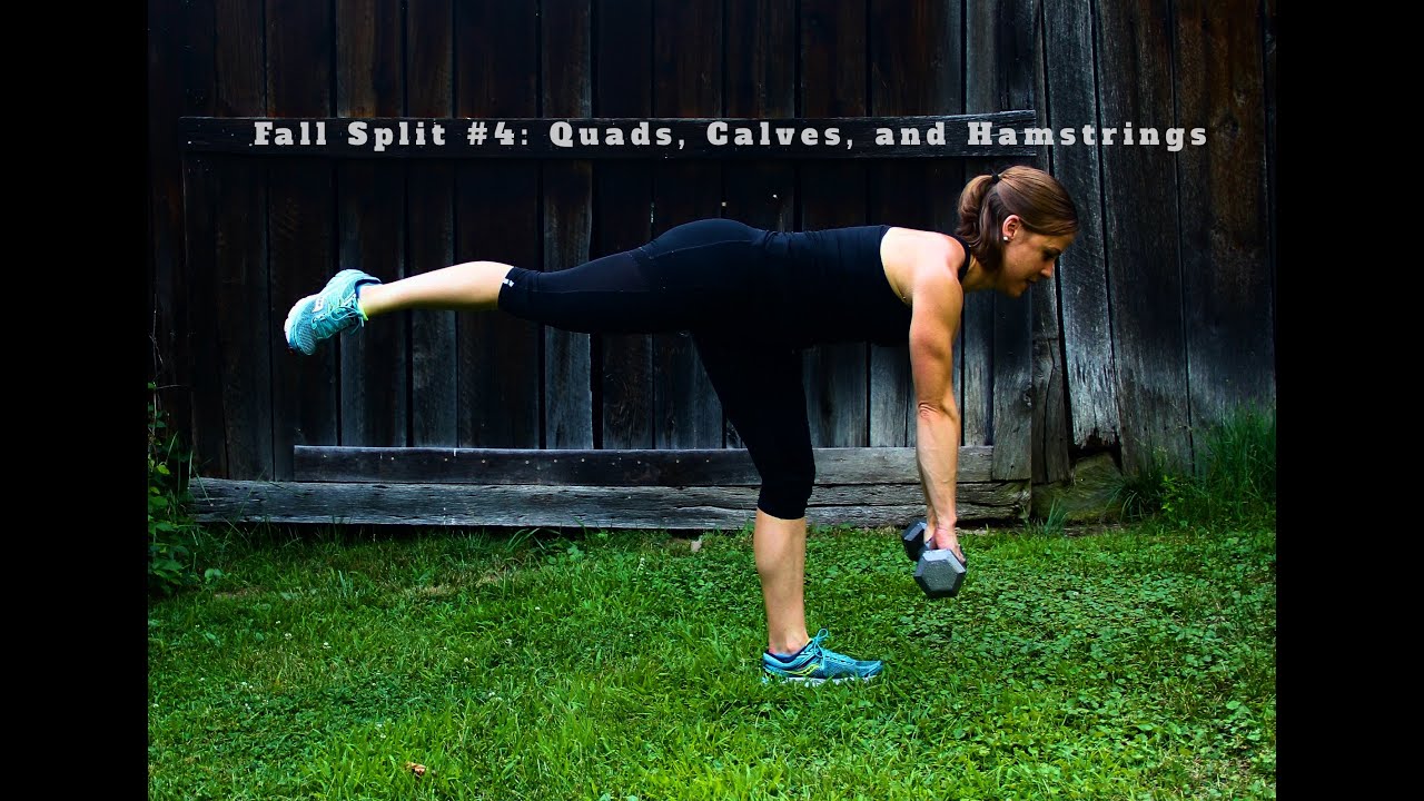 Fall Split 4 Hamstrings, Quads and Calves YouTube