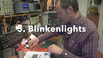 Gigatron Assembly - part 7 - blinkenlights
