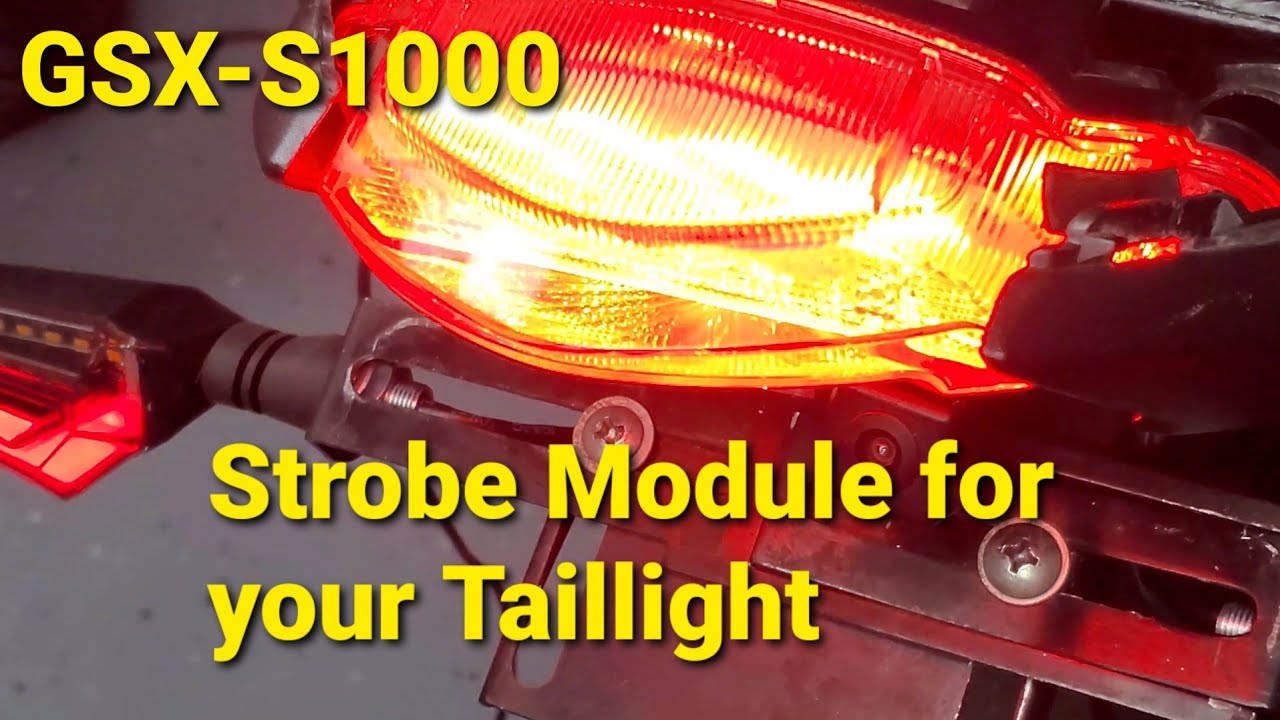 GSX-S1000 - Installing a Flash Strobe Controller