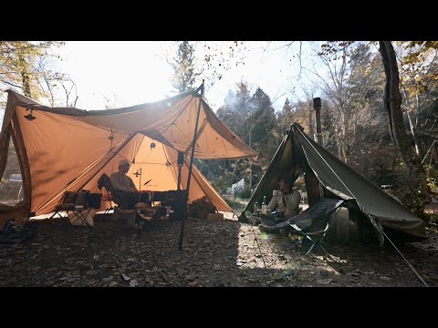 【ソロキャンプ道具】登山からキャンプへ🔥薪ストーブで楽しむ冬キャンプスタイル🏕＃286