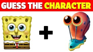 Guess The Emoji Quiz? Spongebob Squarepants Movie Gary, Sandy Cheeks, Patrick Star, Plankton